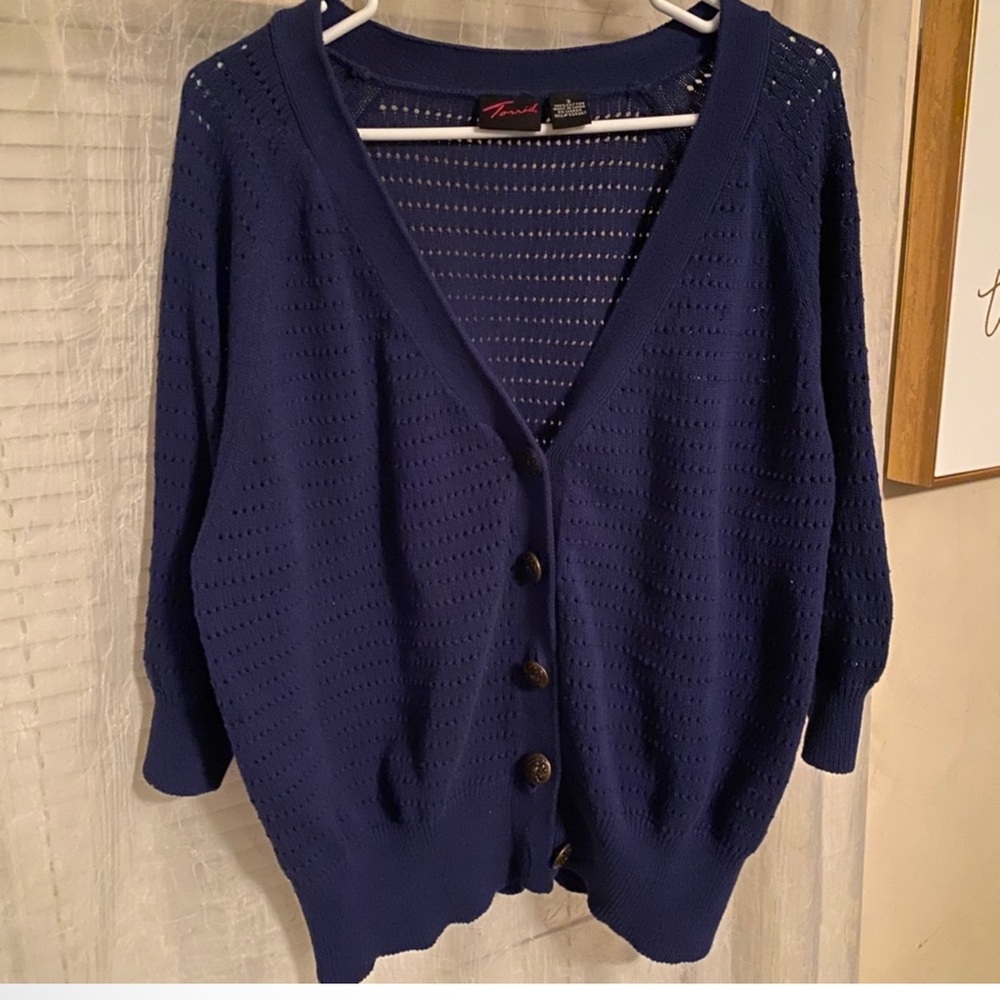 Navy blue Torrid sweater